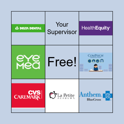 Blue Crest Benefits Fair Bingo Card