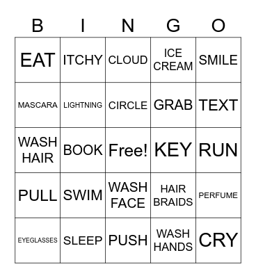 ICONIC SIGNS Bingo Card