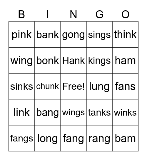 Glued Bingo Card