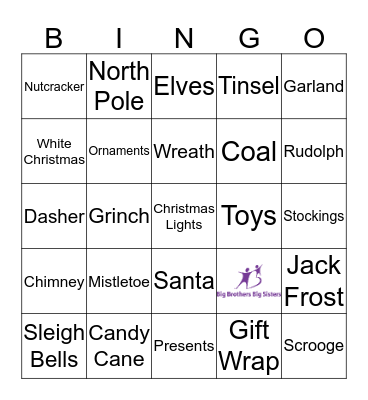 Holiday Bingo  Bingo Card