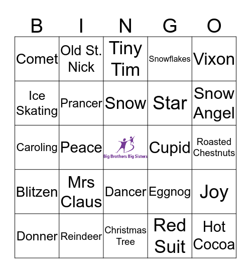 HOLIDAY BINGO  Bingo Card