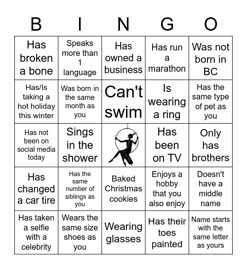 Roaring Bingo Card