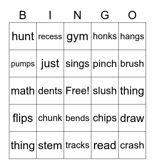 Unit 8 Words: Do you know them? Bingo Card