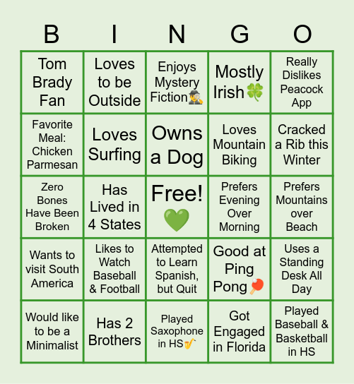 "ELEMENTARY, MY DEAR WATSON" Bingo Card