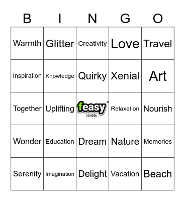 Fun and Easy Bingo Card