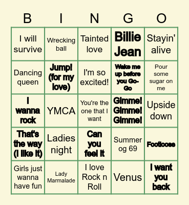 Várveitsla 2023 Bingo Card