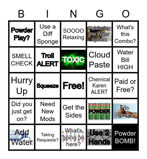 CleanTok Bingo Card