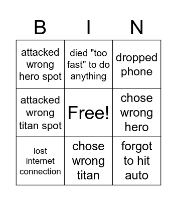 February 2023 Apoc Chart Bingo Card