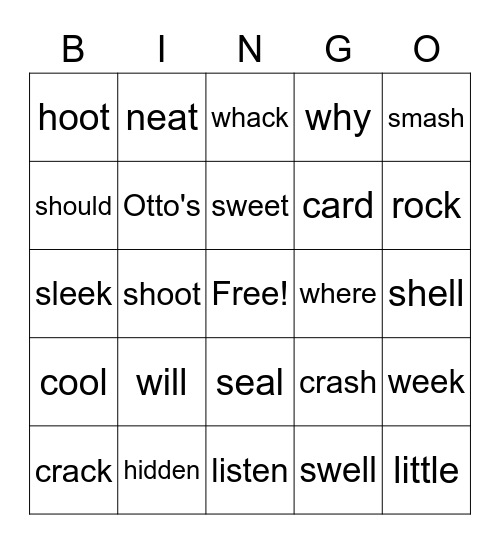 otto bingo Card