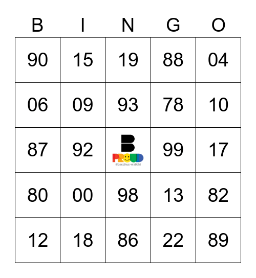 Song of the YEAR Bingo Card