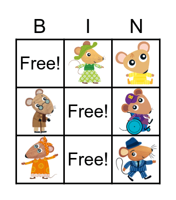Family Bingo Card