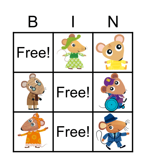Family Bingo Card