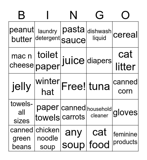 Team Sumbry Bingo Card