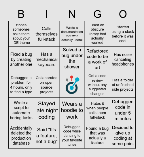 DOMINGO Bingo Card