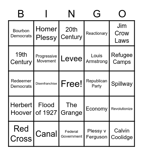 Early 20th Century BINGO Card