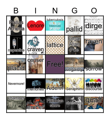 "The Raven" BINGO Card