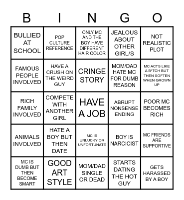 MSA BIN-CHILLIN-GO Bingo Card