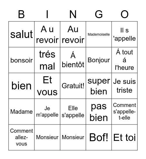 Jesuel Rosa Alvarez Bingo Card