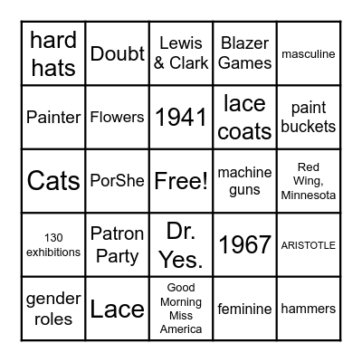 Phyllis Yes Bingo Card