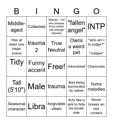 Klemens Bingo Card