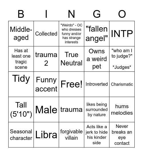 Klemens Bingo Card