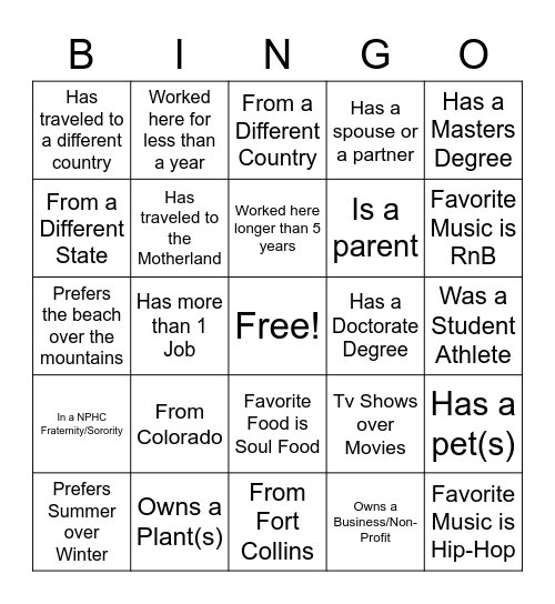 B/AACC Bing Bingo Card