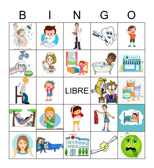 LA SALUD Bingo Card