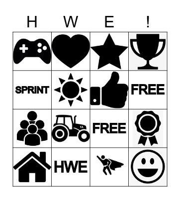 RECOGNITION BINGO Card