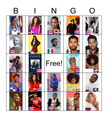 Black History Month! Bingo Card