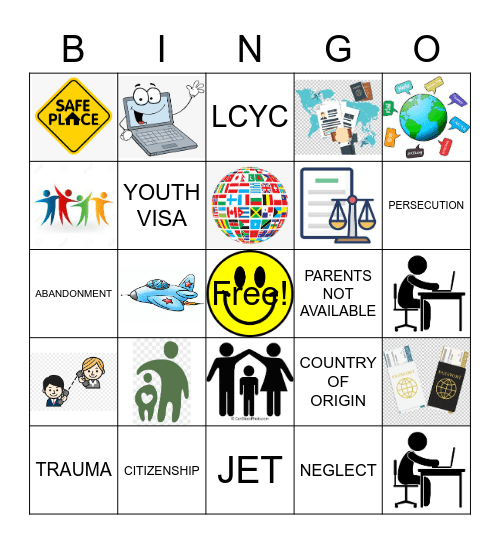 BINGO WITH THE BOARD Bingo Card