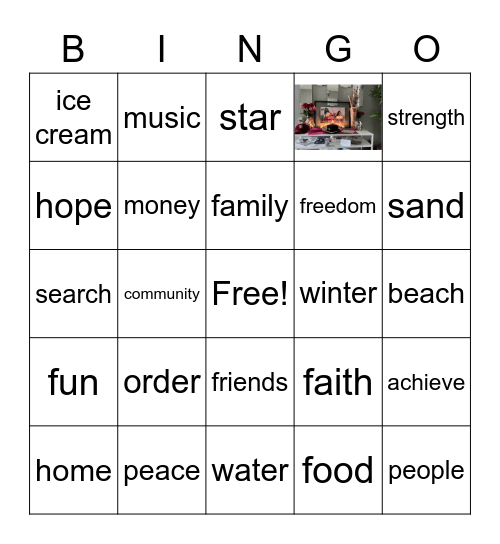 SeVen Bingo Card