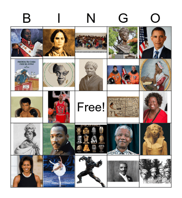 AFRICAN HERITAGE KNOWLEDGE POWER Bingo Card
