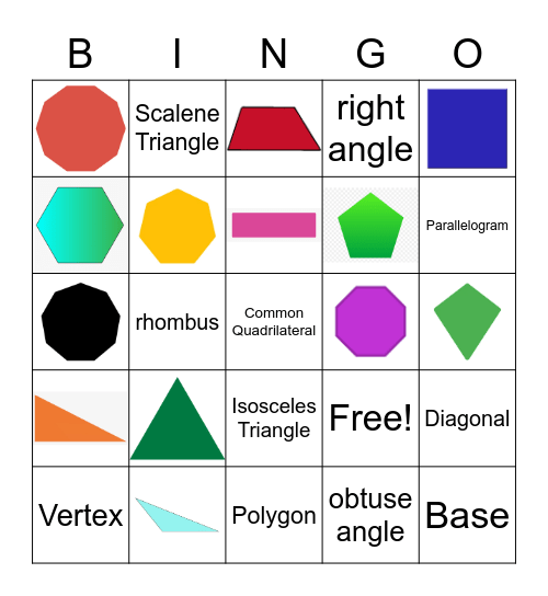 Ms. Emily's Polygon Bingo Card