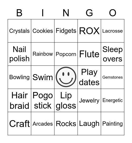 Birthday Bingo Card