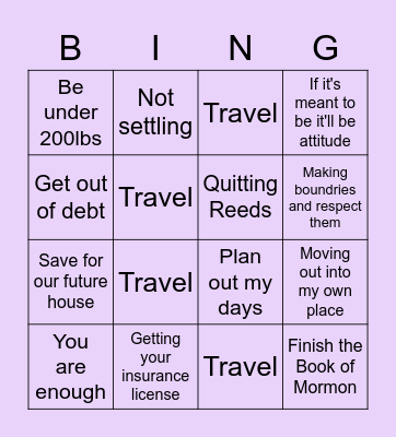 2023 Bingo Card