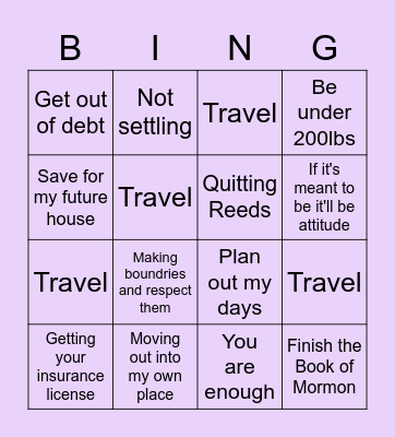 2023 Bingo Card