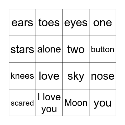 Valentine's Day Bingo Card