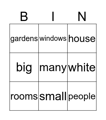 The White House Bingo Card