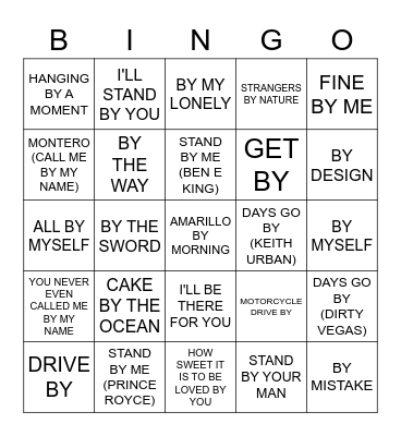 BY Bingo Card