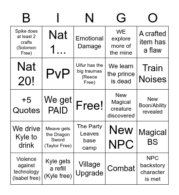 Minecraft enchanting table noises Bingo Card