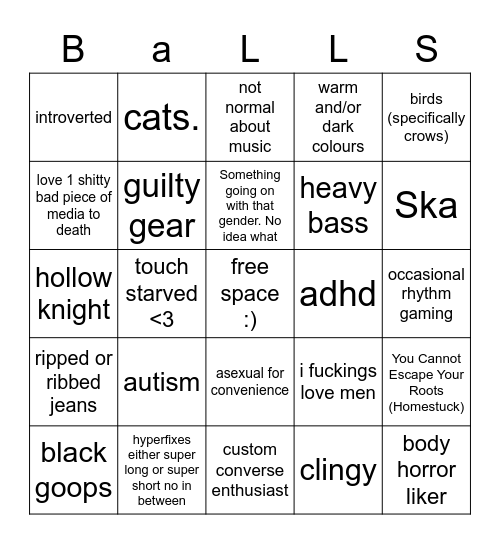 13 bingo Card