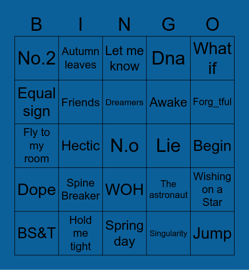 2014_Anushka Bingo Card