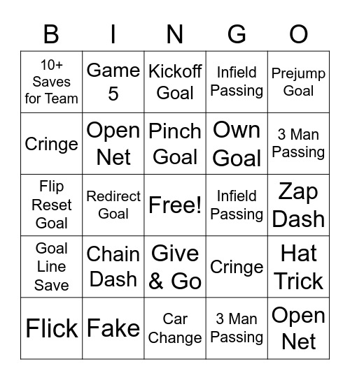 RLCS BINGO Card