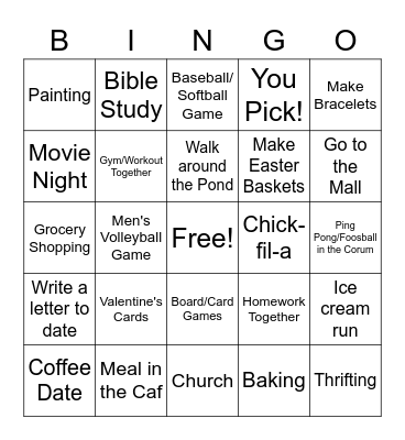 Delight Dates Bingo!! Bingo Card
