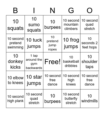 Valentine's Day BINGO Card