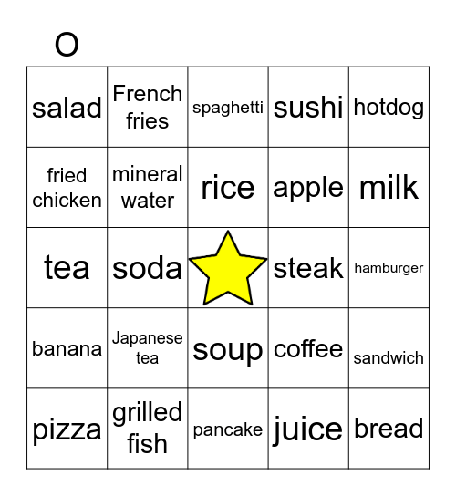 What Would You Like Bingo Card