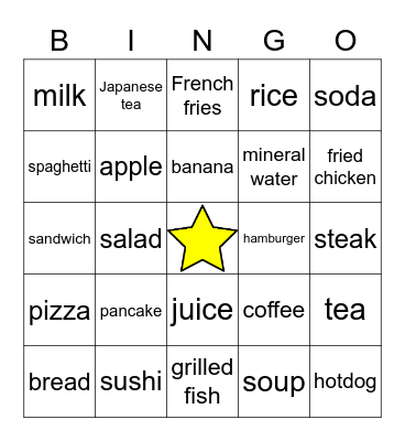 What Would You Like Bingo Card