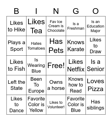 PHP First Meeting! Bingo Card