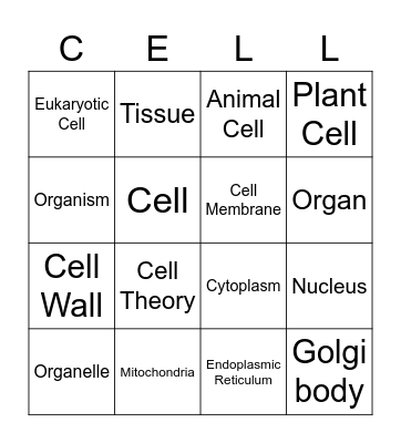 Cell Bingo Card