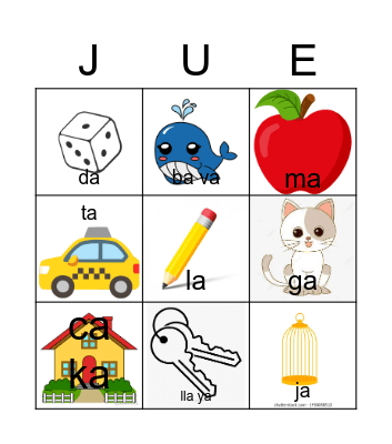 Loteria Bingo Card